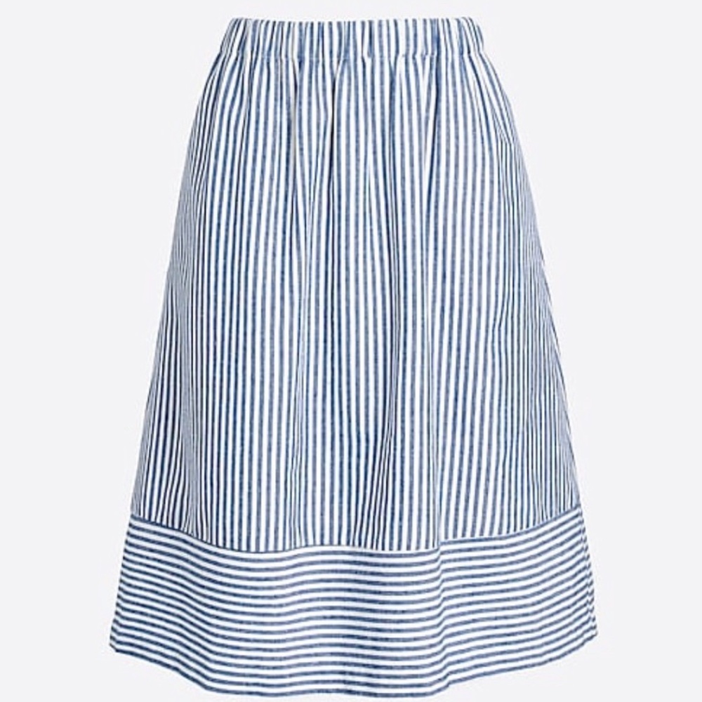 J. Crew linen skirt